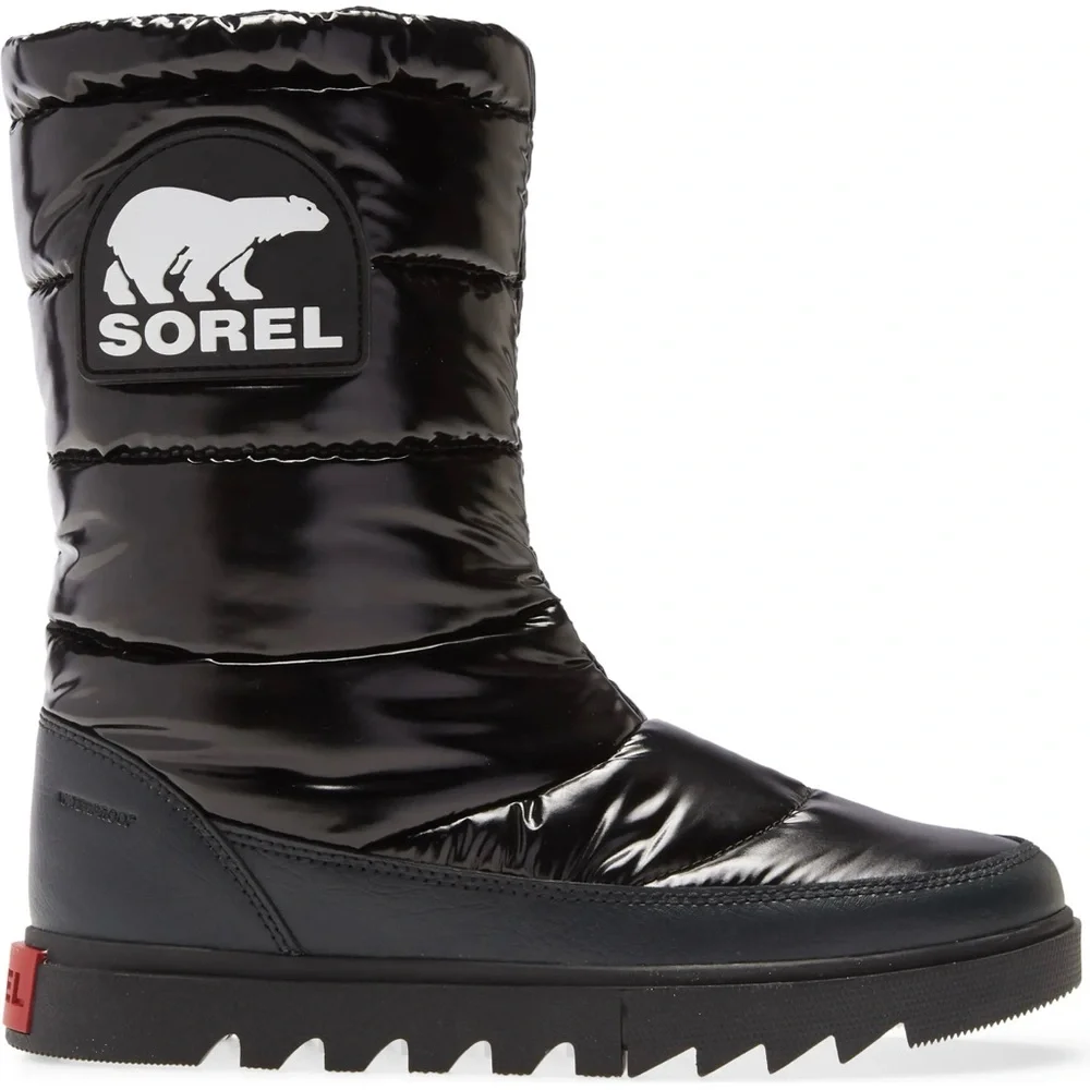 Sorel Snow Boots Paten Leather Fancy NEW
